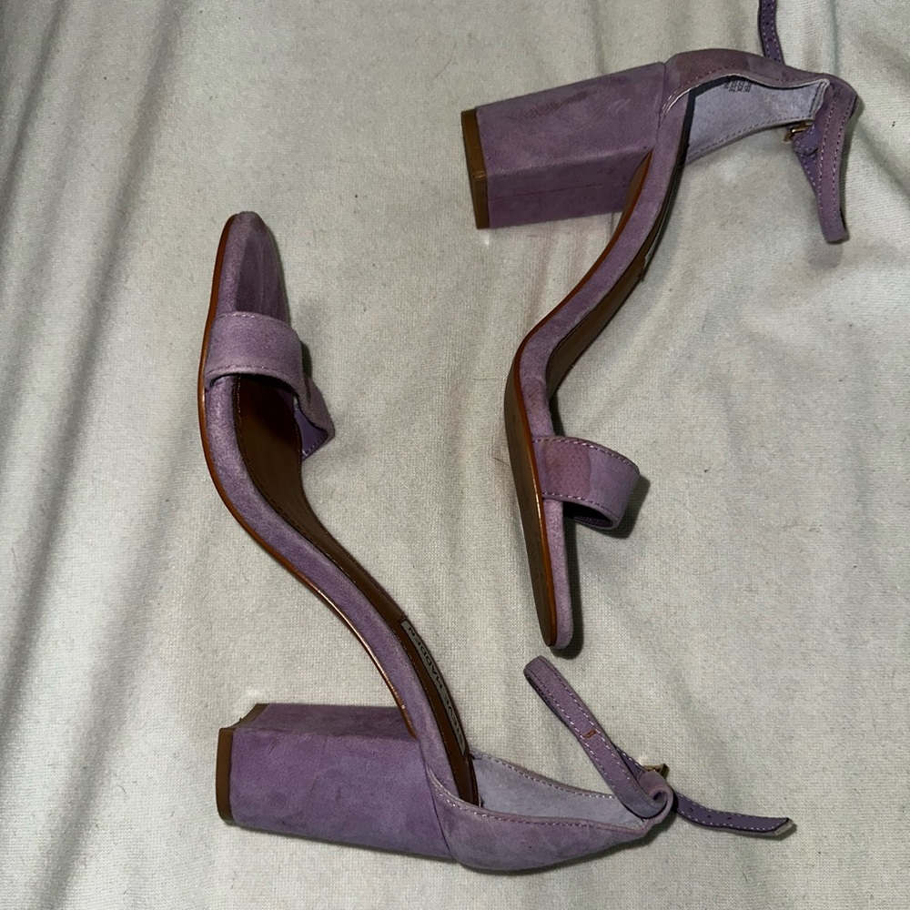 Steve Madden Purple Suede Heels